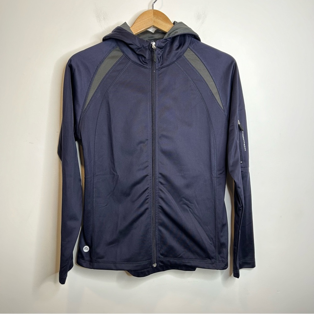 Stormtech Women’s Dark Purple Light Weight Zip Up Jacket with hood
